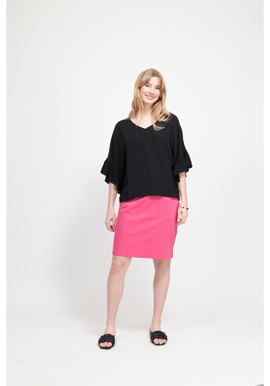 Pull On Square Pockets Skirt