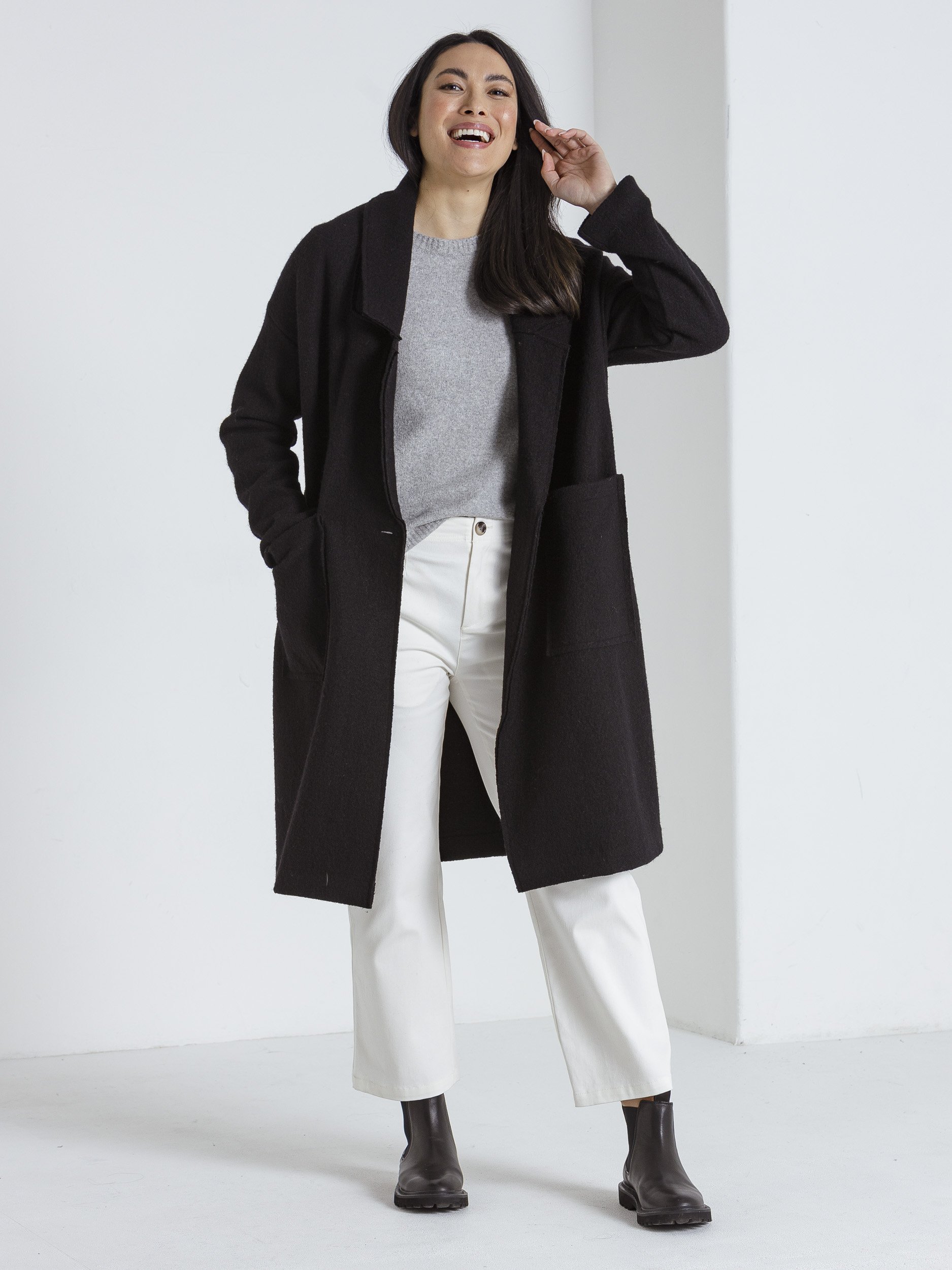 Marco polo store boiled wool jacket