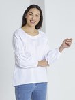 Gathered Sleeve Top