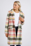 Blanche Check Coat