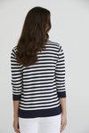 Shell Stripe Cardi