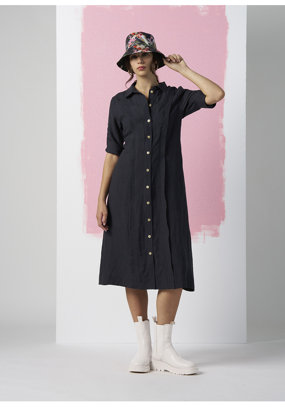 Echo Linen Shirt Dress