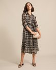 Ikat Shirt Dress