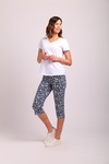 3/4 Printed Pant