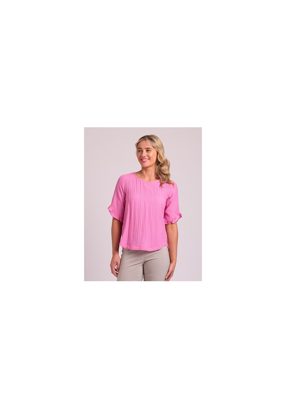 Ruffle Sleeve Women's Top