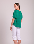 Scoop Hem Volume Slv Top