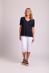 Lace Trim Women's Top