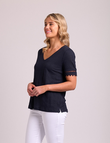 Lace Trim Women's Top