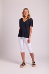 Lace Trim Women's Top