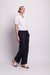 Wide Leg Linen Trousers