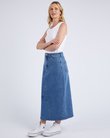 Zoe Midi Denim Skirt