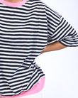 Mazie Stripe Ringer Sweat